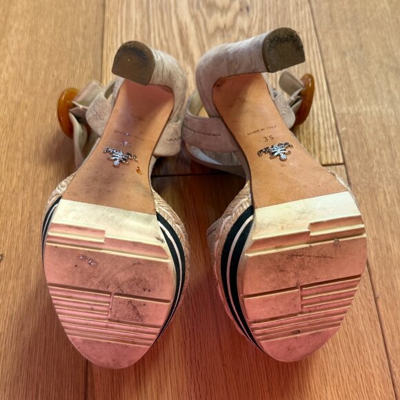 Rare and unique Prada platform sandals! - Picture 9 of 10